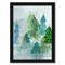 8&#x22; x 10&#x22; Wintergreen Mornin by Pi Holiday Black Framed Print Wall Art - Americanflat - Americanflat